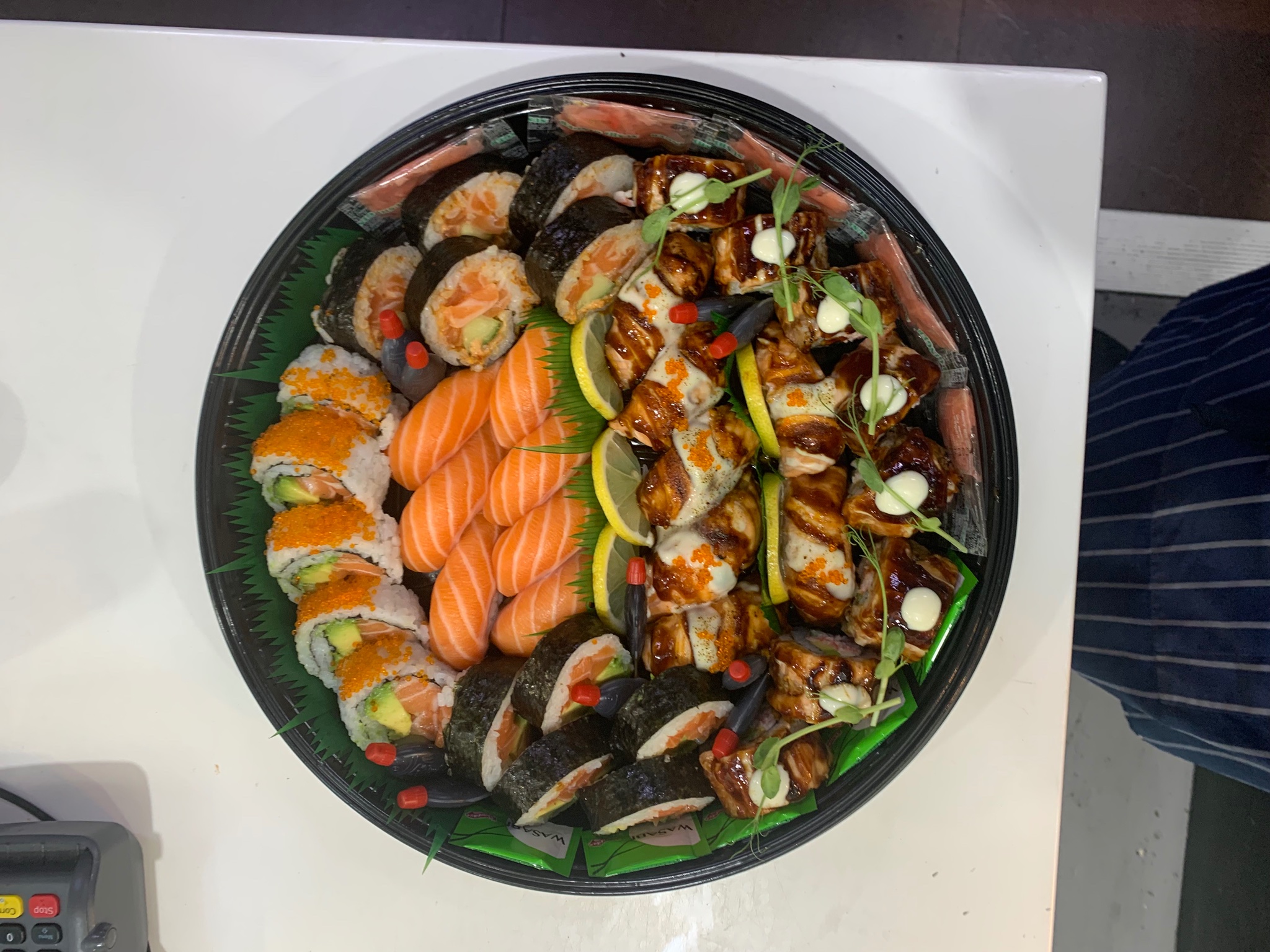 Salmon Rolls Platter